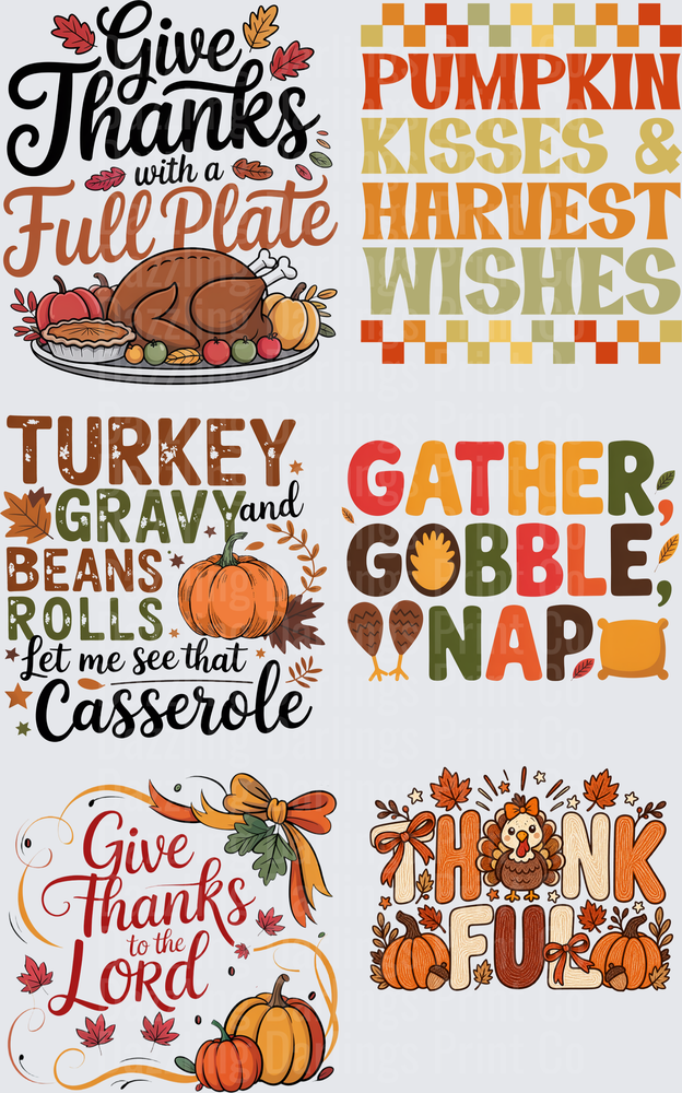 Thanksgiving/Fall Premade