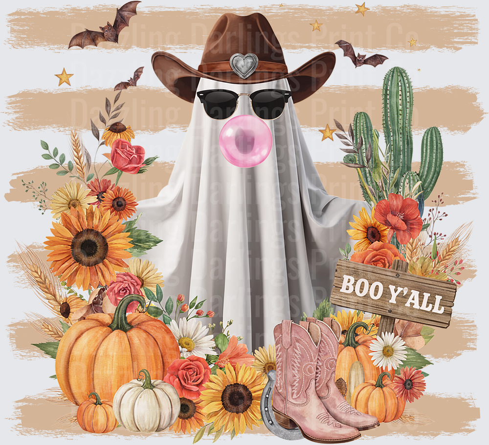 Cowboy Ghost Pumpkin