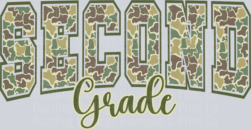 SECOND GRADE CAMO
