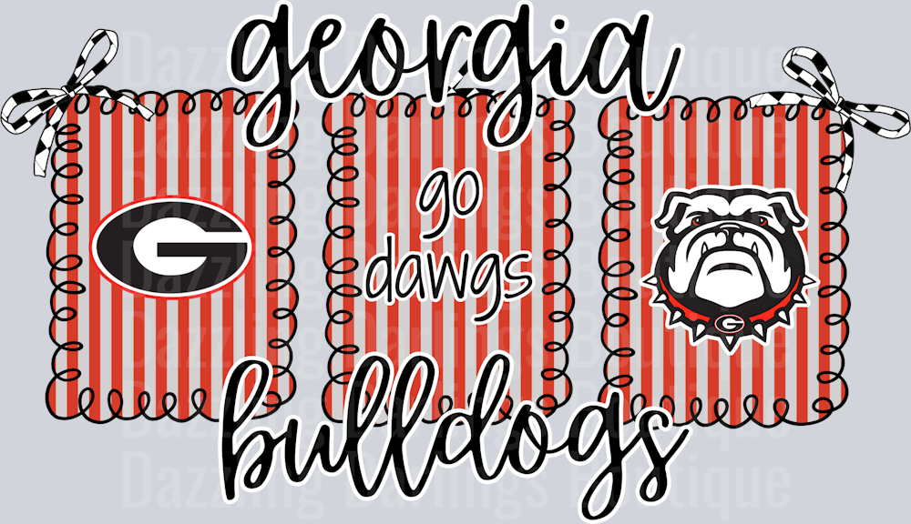 georgia bulldogs stripe