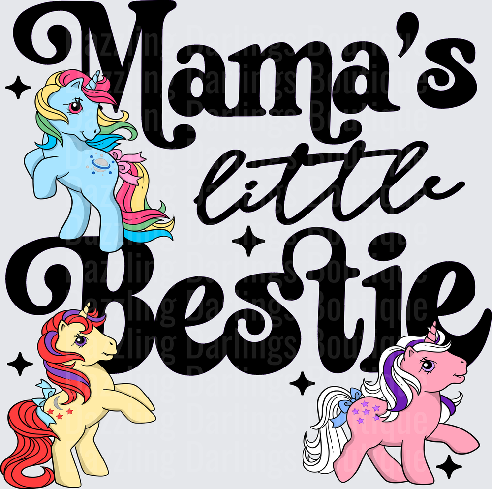 Mama's Little Bestie My Little Pony Design