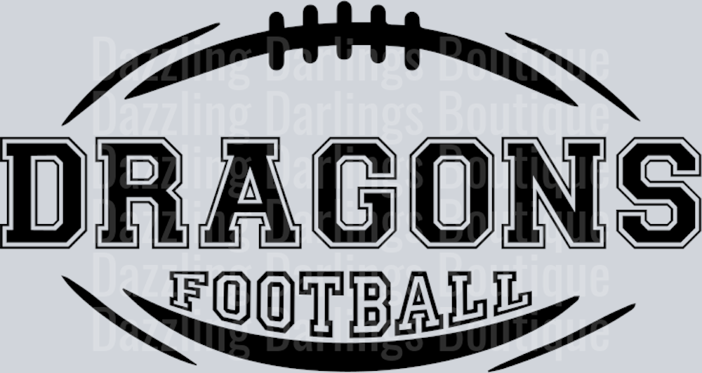 PICKENS DRAGONS DTF TRANSFER FOOTBALL