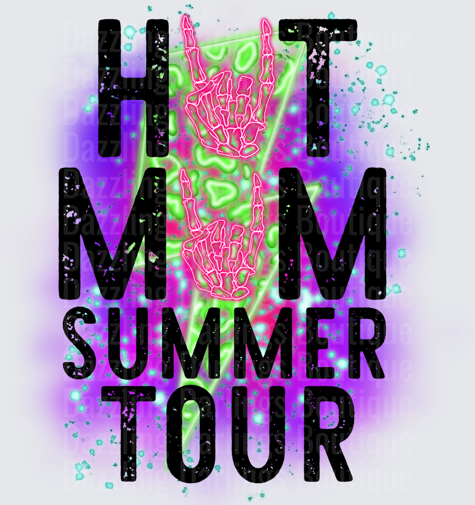 Hot Mom Summer Tour with Rock Hand Skeleton Fingers