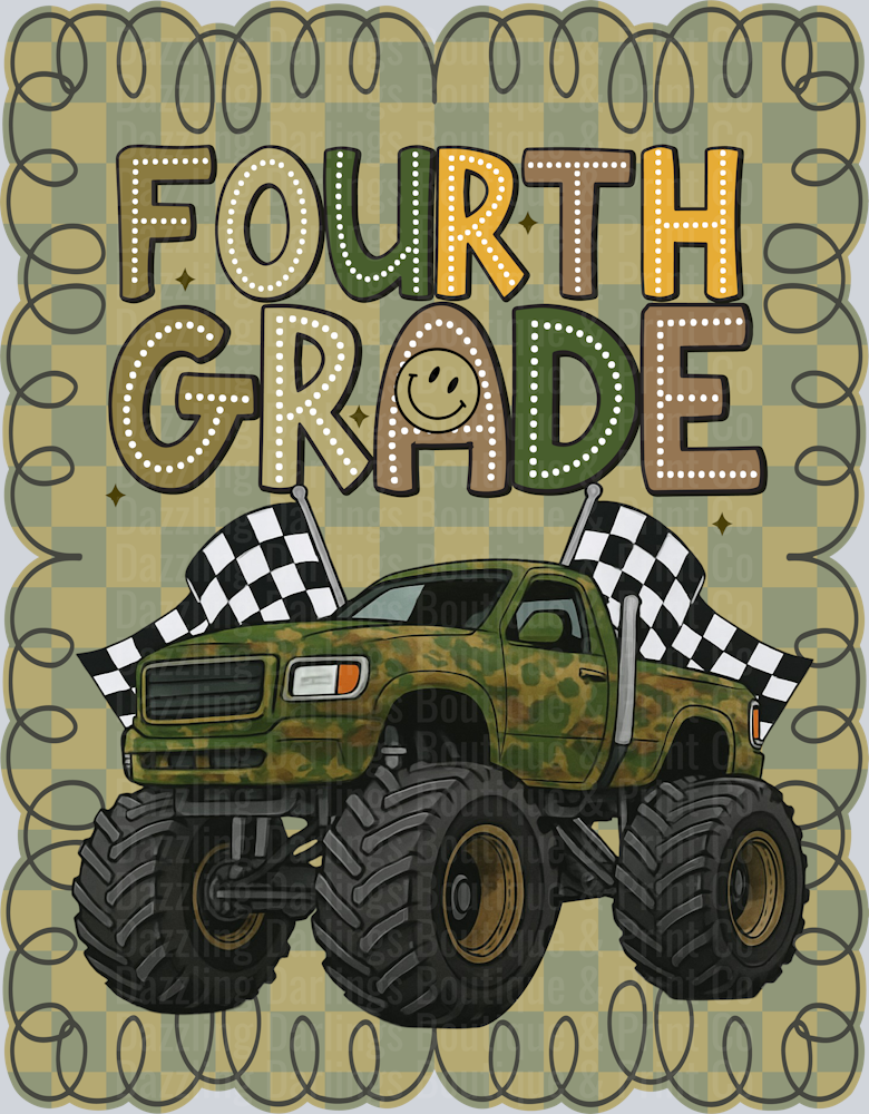 FOURTH GRADE CAMO FOURWHEELER
