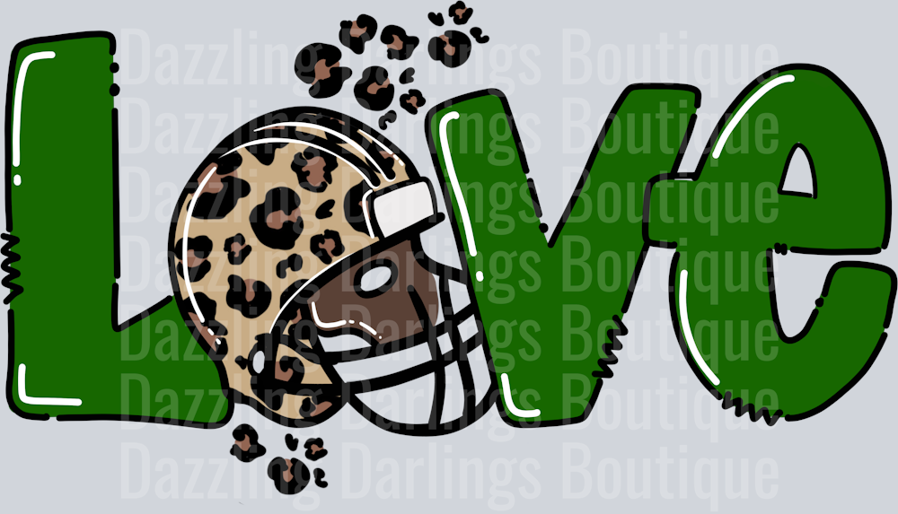PICKENS DRAGONS DTF TRANSFER LOVE LEOPARD