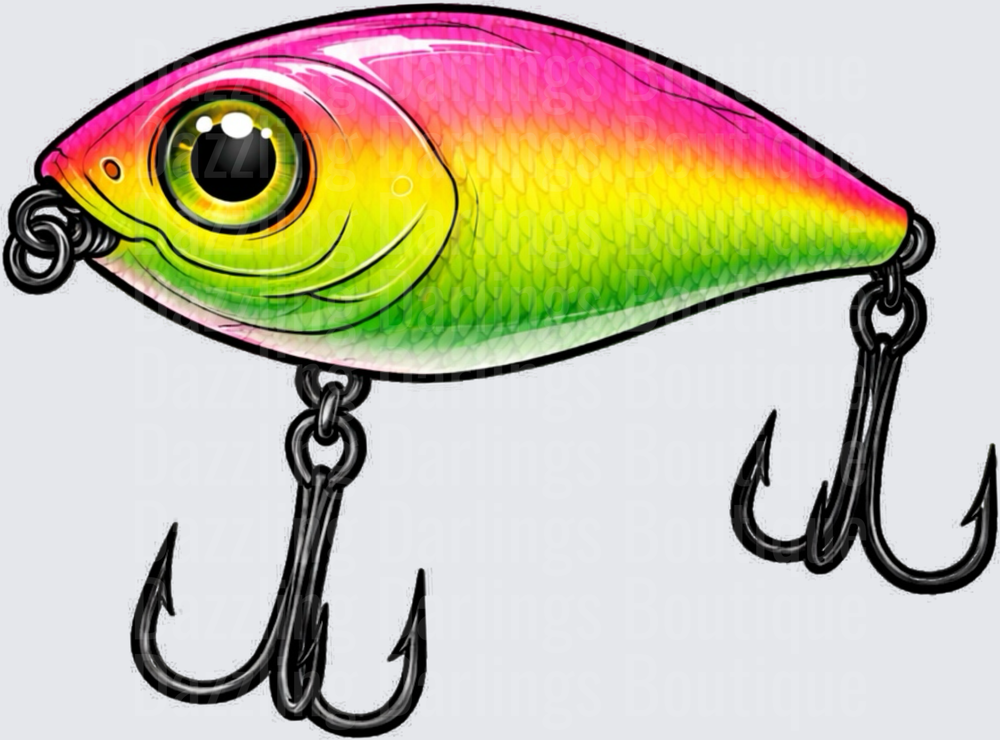 Colorful Rainbow Fishing Lure with Triple Hooks