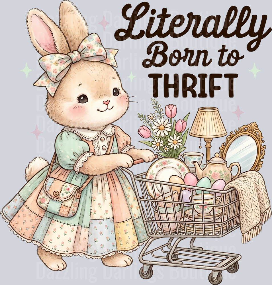 LITERALLY BORN TO THRIFT