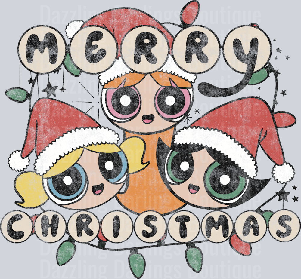 Merry Christmas power puff girls