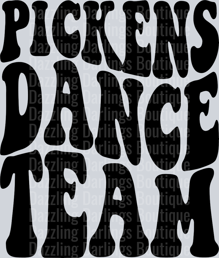 PICKENS DRAGONS DTF TRANSFER DANCE TEAM