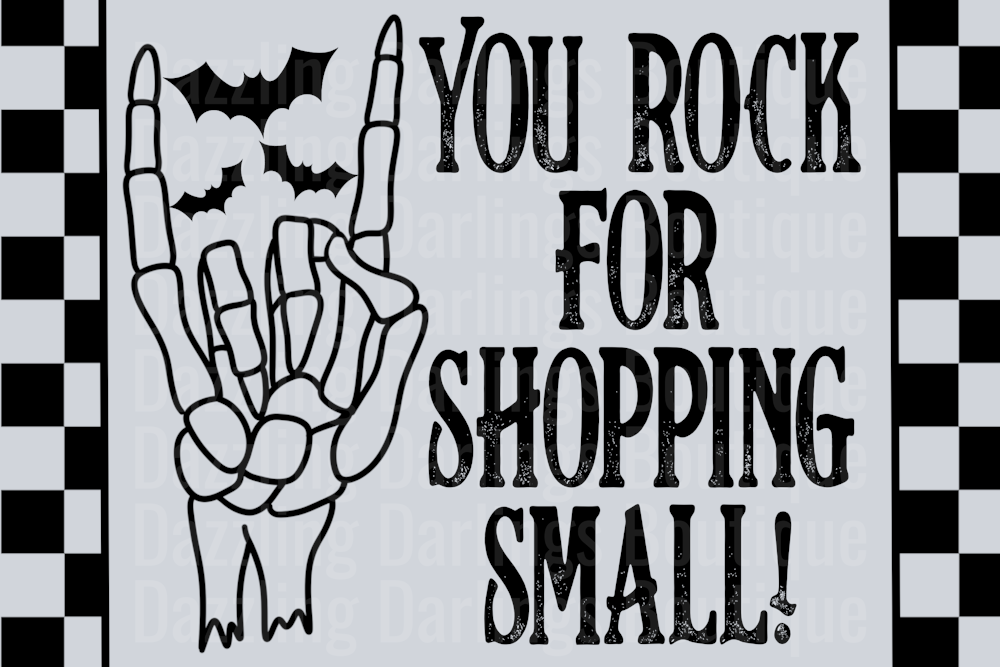 You Rock For Shopping Small Thermal