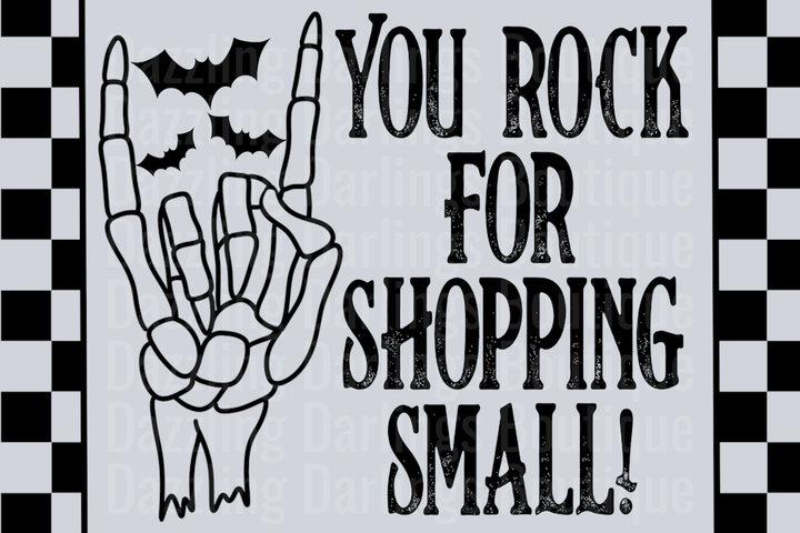 You Rock For Shopping Small Thermal
