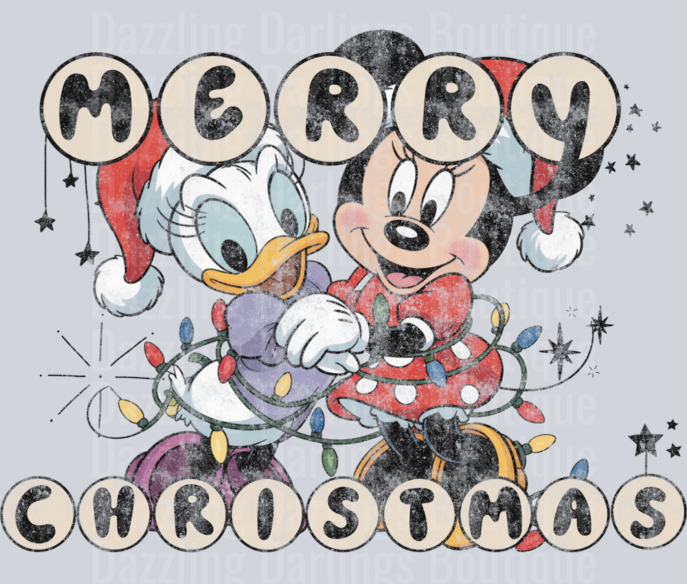 Merry Christmas Minnie and daisy
