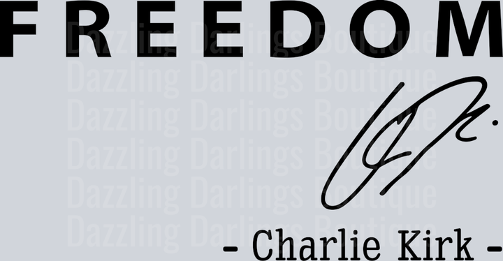 Freedom Charlie Kirk Turning Point