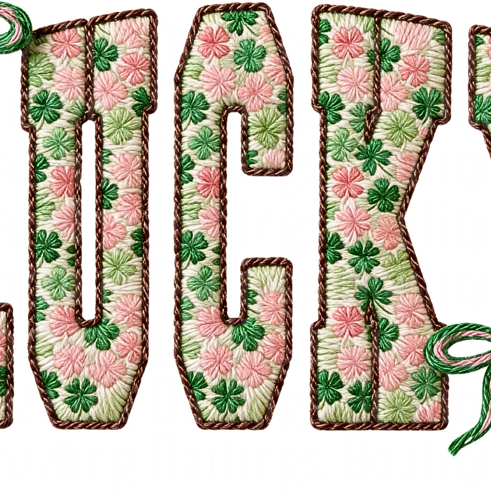 Faux yarn lucky png