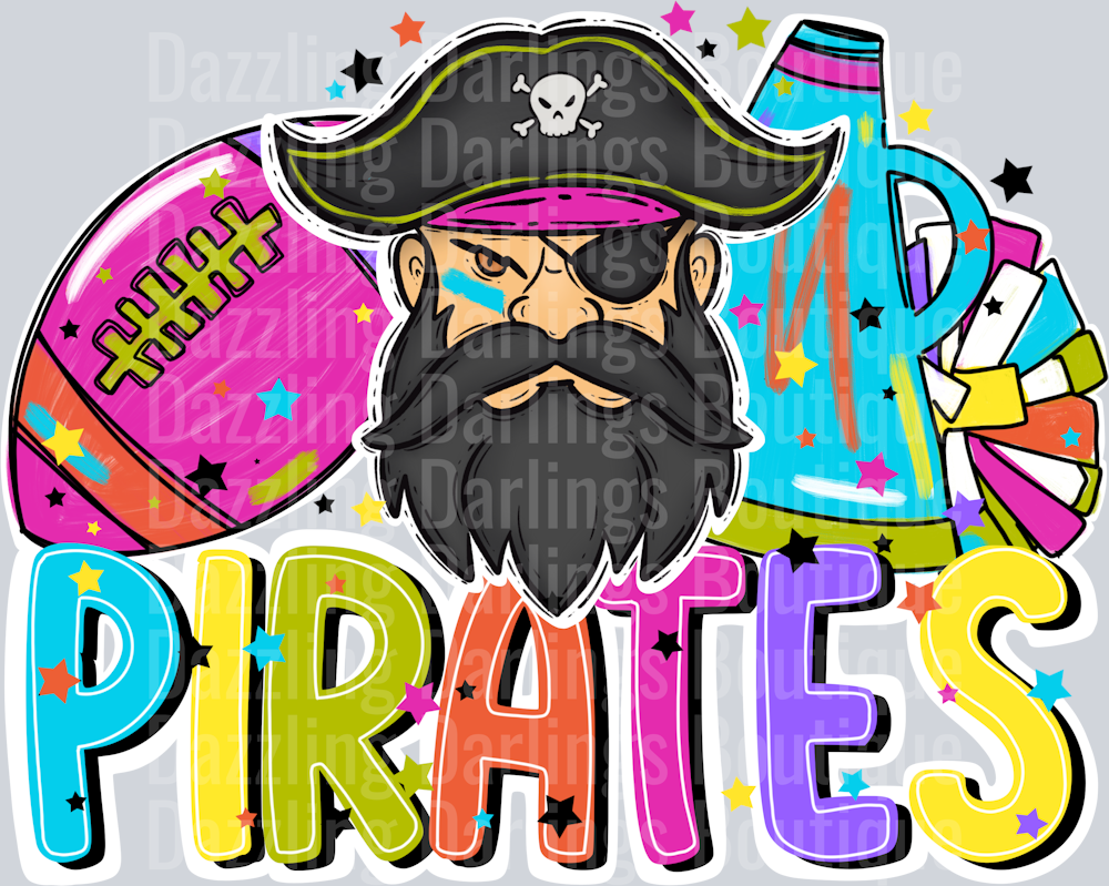 PIRATES FOOTBALL CHEER BRIGHT