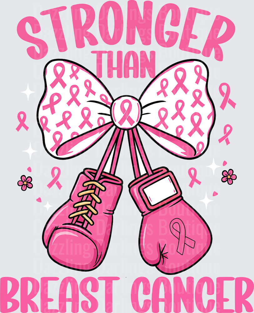 Stronger Than Breast Cancer Gloves