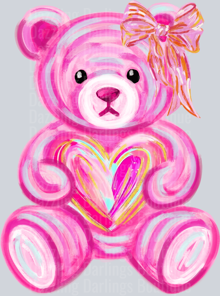 VALENTINE BRUSHSTROKE BEAR