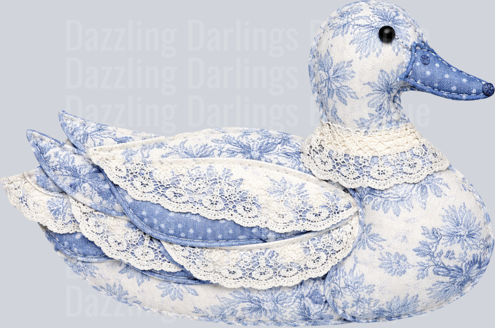VINTAGE DUCK BLUE LACE