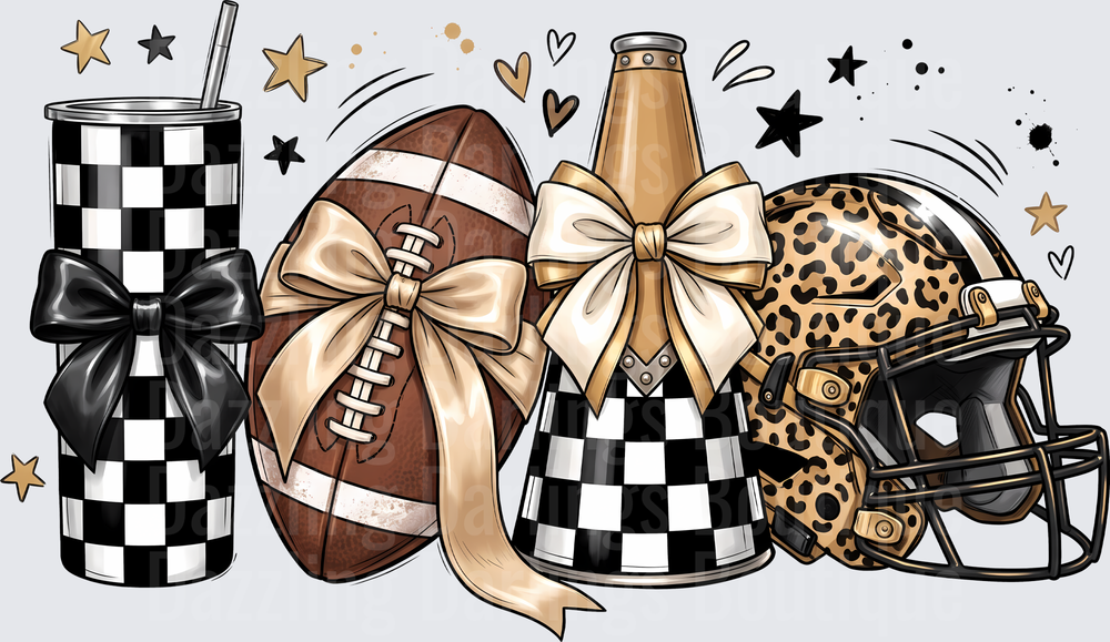 Checkered and Leopard Football Basics
