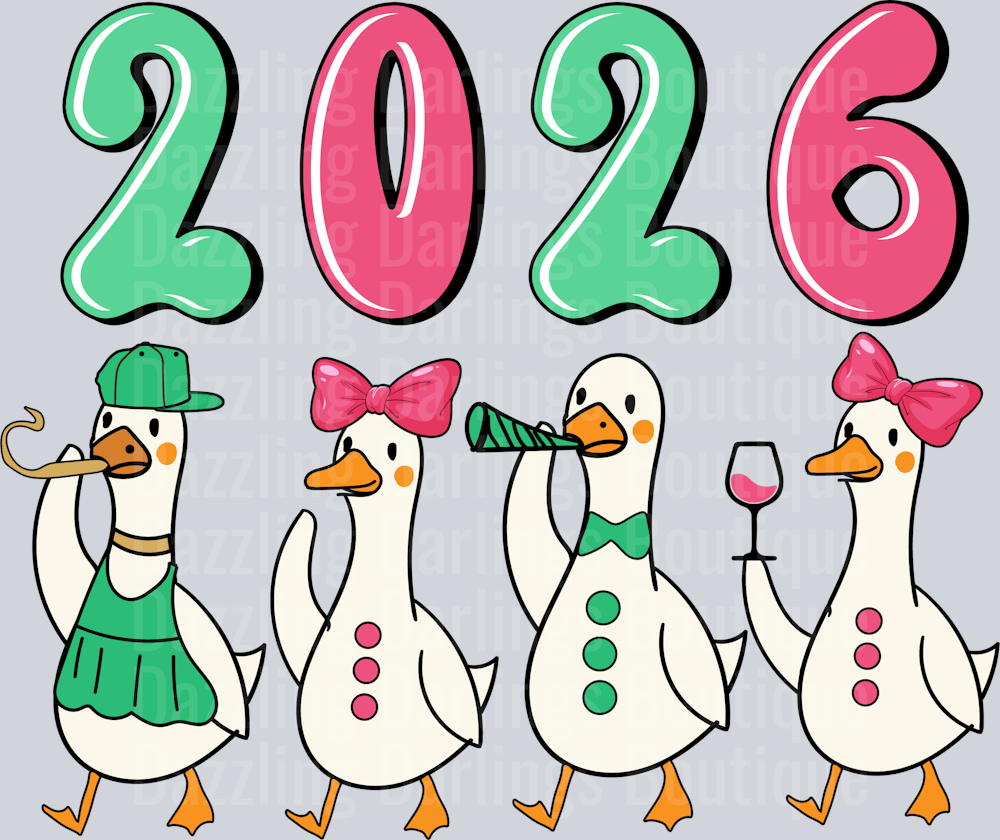 2026 Most Likely To Kiss Everyone at Midnight Funny Silly Goose