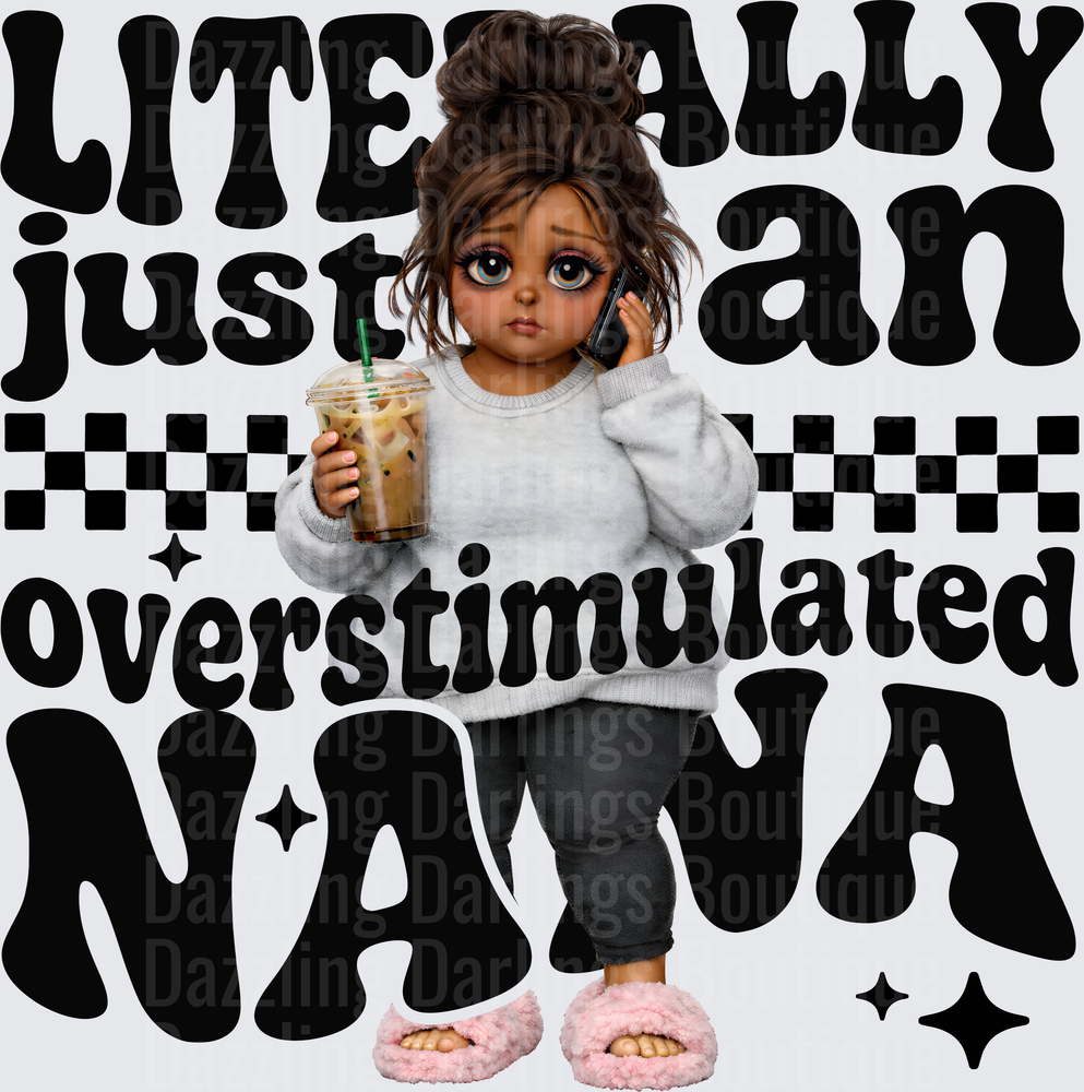 Literally Just An Overstimulated NANA Girl With Coffee Phone