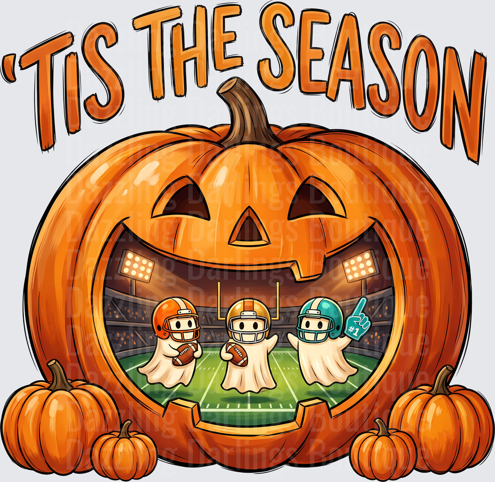 Tis The Season Ghosts in Pumpkin