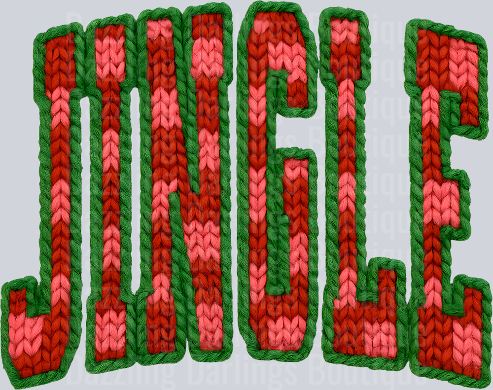 JINGLE CHECKERED FAUX YARN (1)