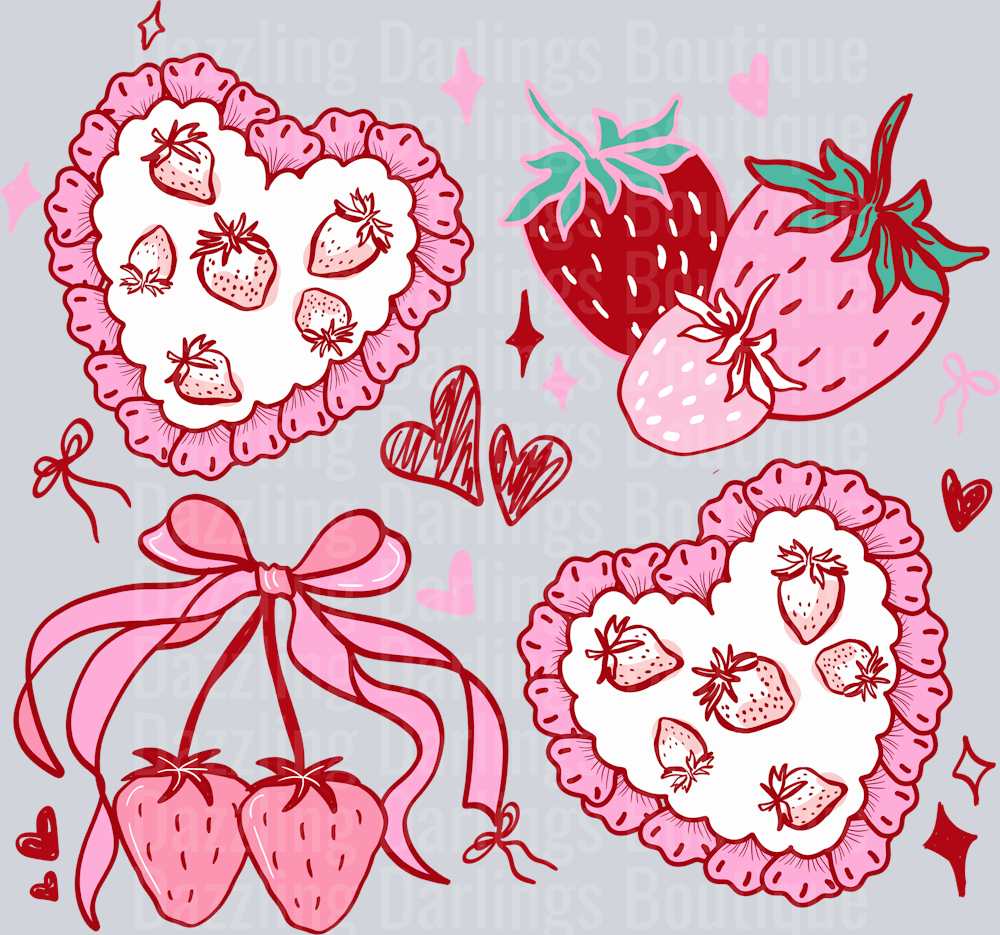 PINK STRAWBERRY VALENTINE