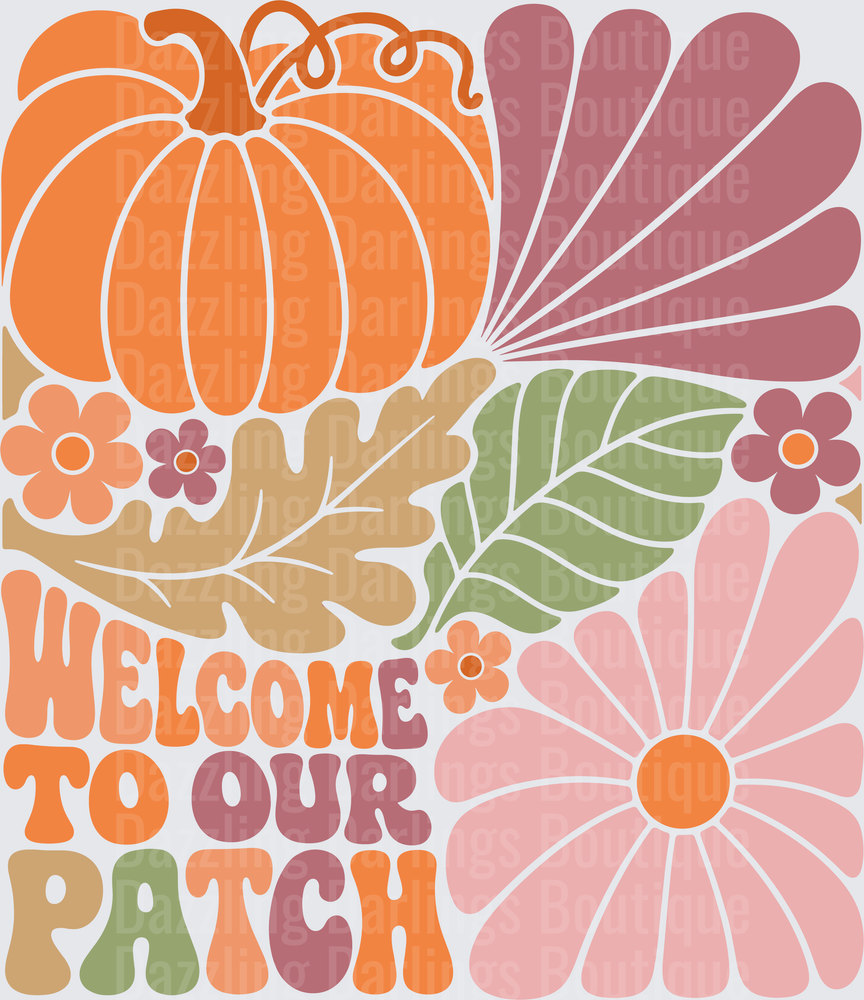 Welcome To Our Patch Retro