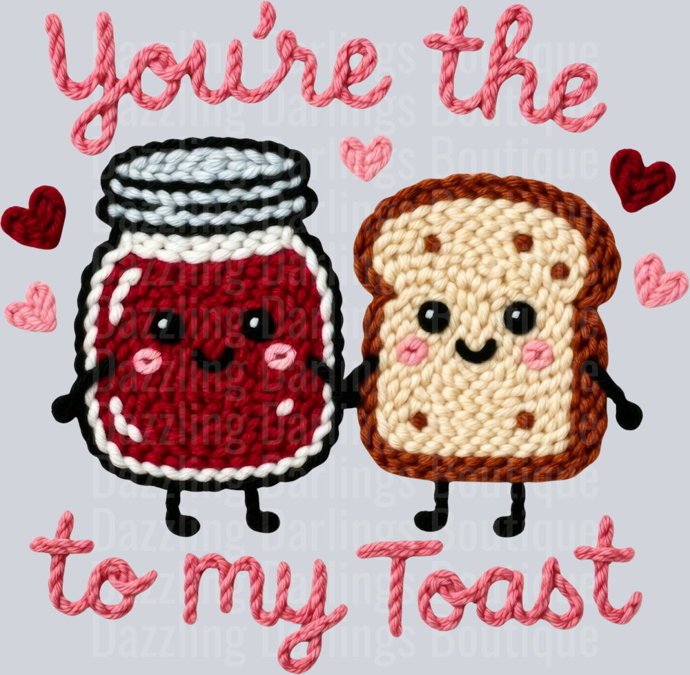 Latch Hook Funny Food Jam to my Toast
