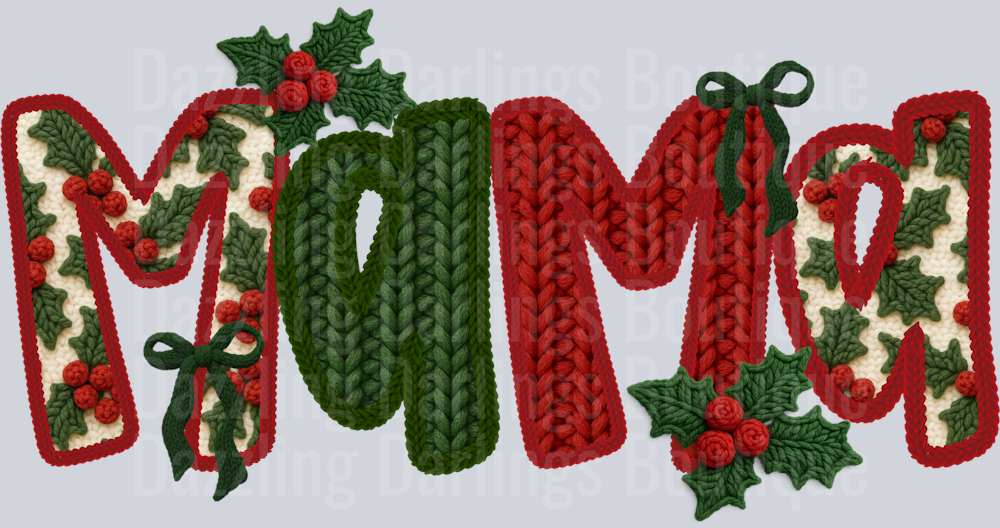 Christmas crochet mama