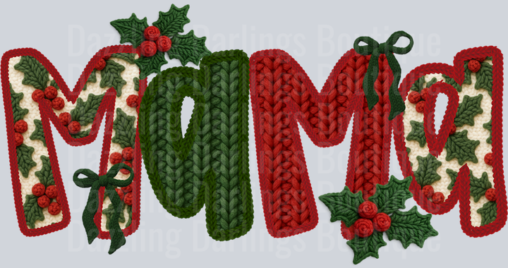 Christmas crochet mama