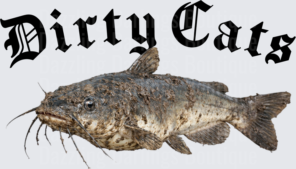 Dirty Cars Catfish with Gothic Typography