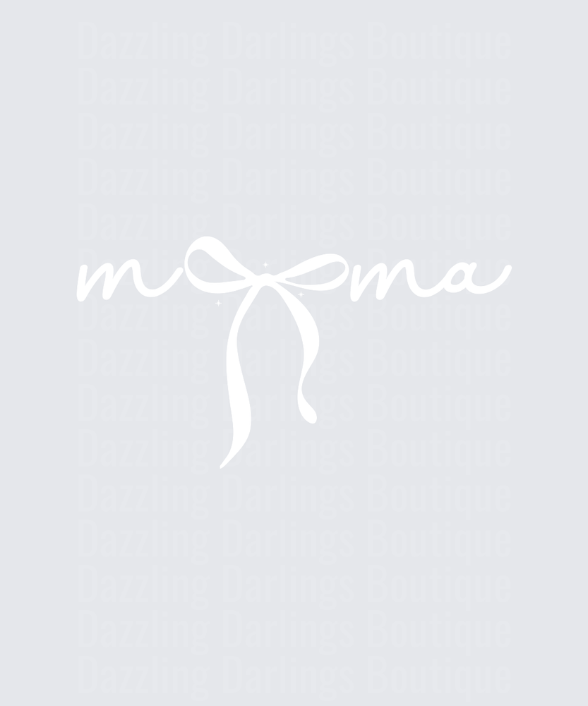 Mama Coquette Bow White