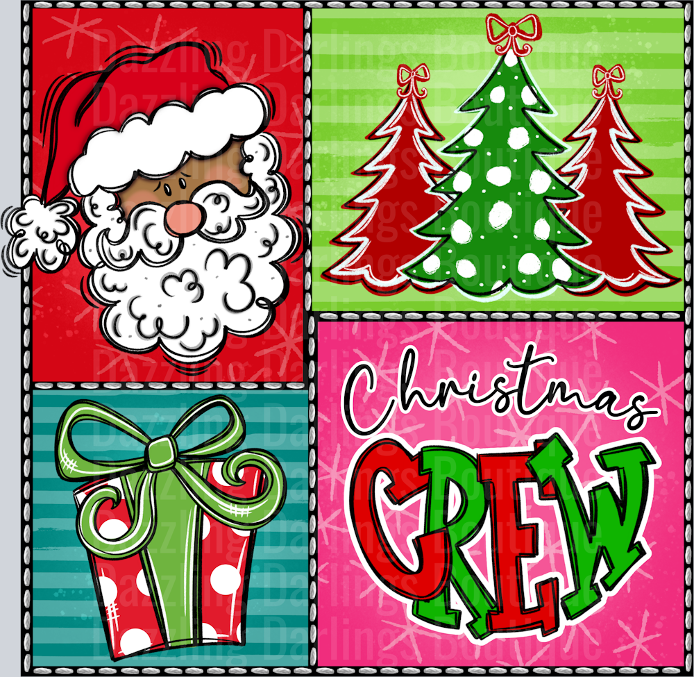 CHRISTMAS CREW SQUARE 2