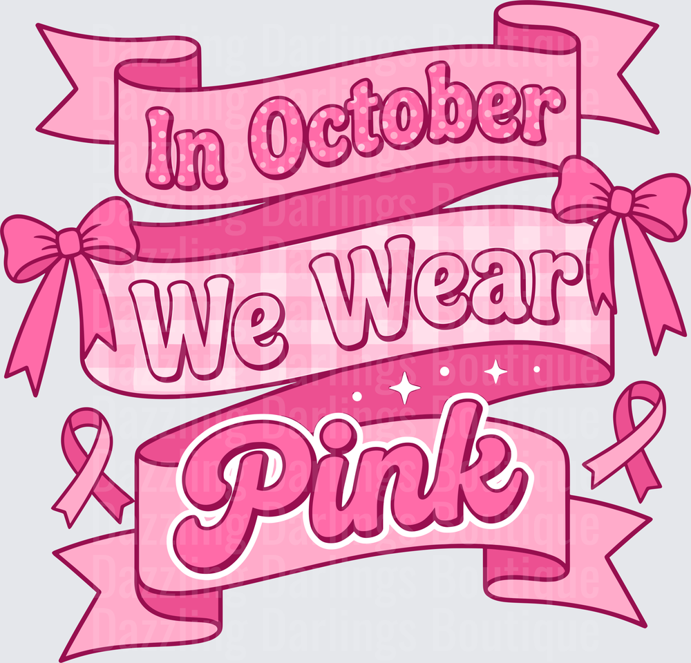 In October We Wear Pink Bow
