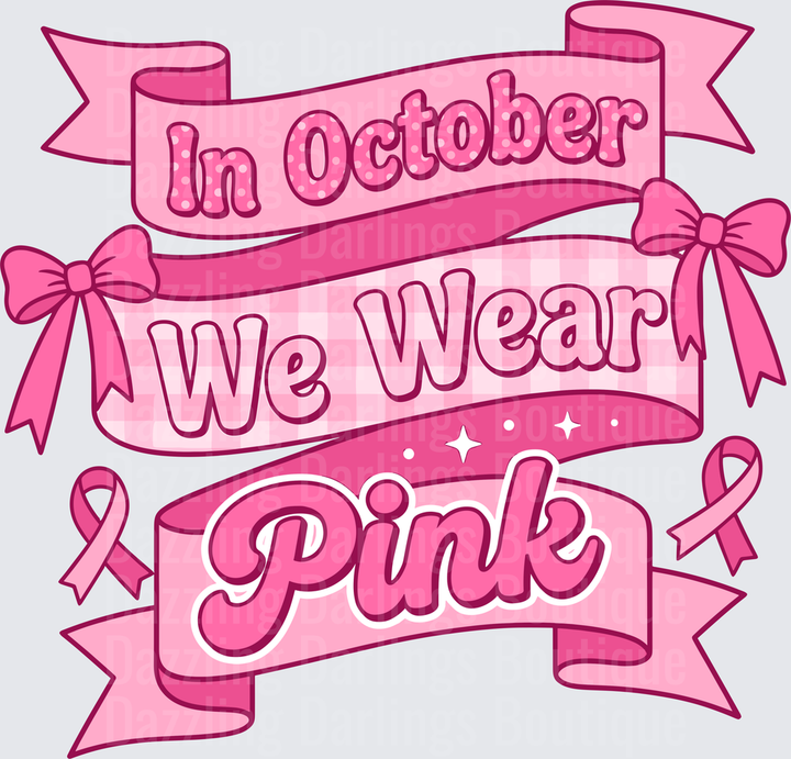 In October We Wear Pink Bow
