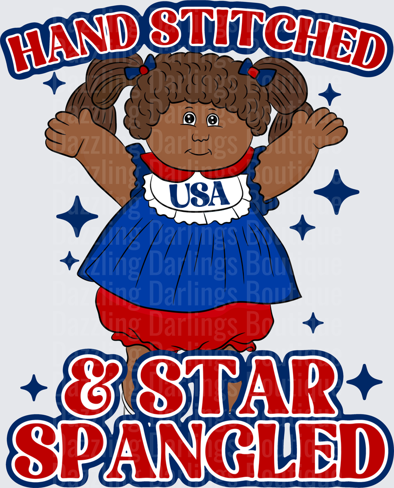 Cabbage Patch Kids Hand Stitched Star Spangled Patriotic