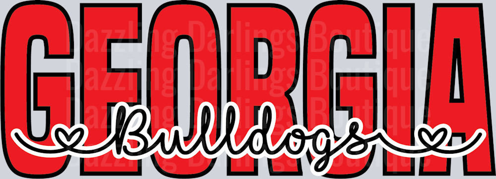 GA Bulldogs - red