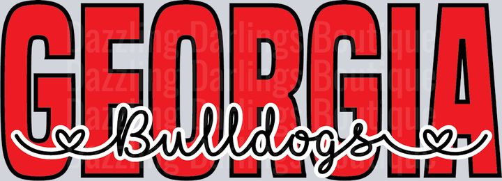 GA Bulldogs - red