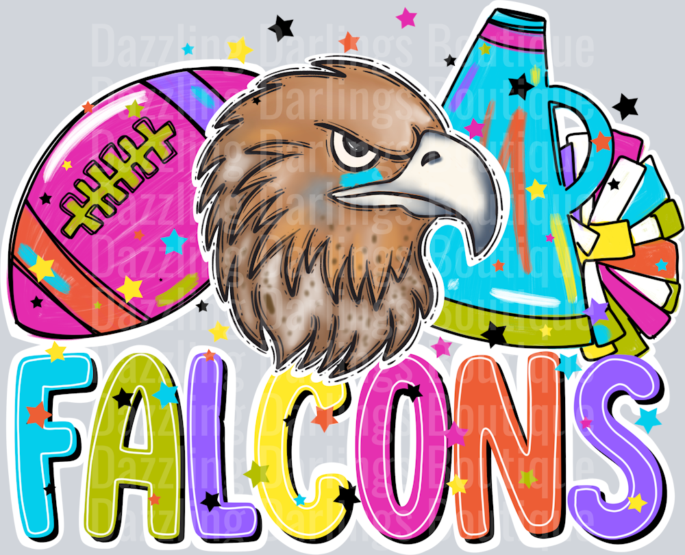 FALCONS FOOTBALL CHEER BRIGHT