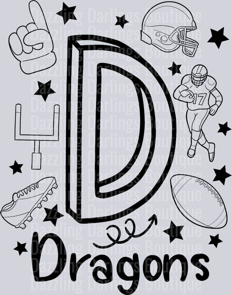 PICKENS DRAGONS DTF TRANSFER SPIRIT DOODLE