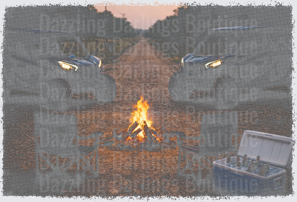 This Is Fine Dog Meme with Burning Room and Coffee
