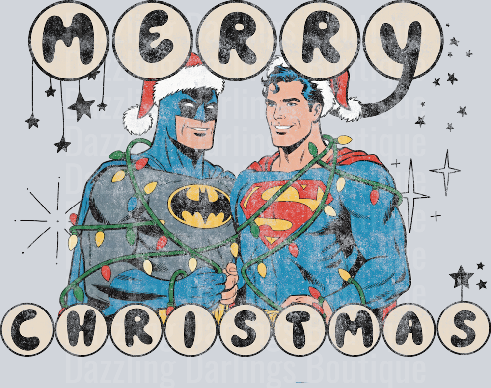 Merry Christmas Batman and Superman