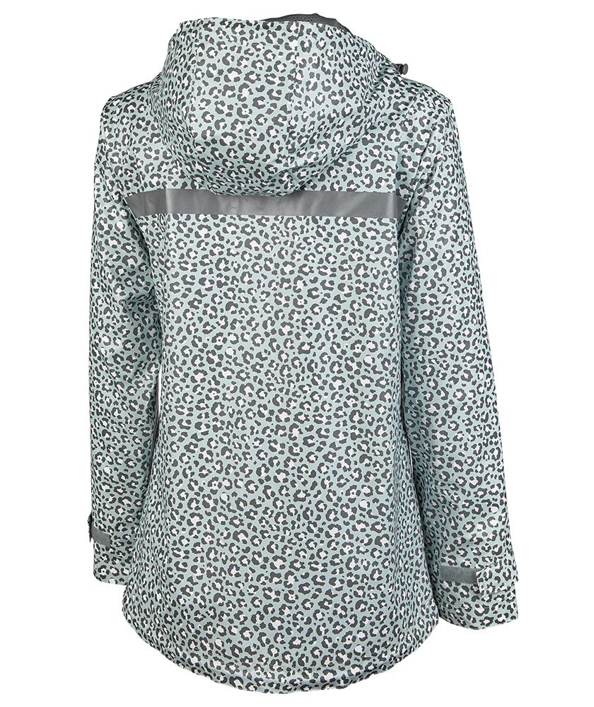 CHARLES RIVER APPAREL Women's Animal Print New Englander® Rain Jacket Free Monogramming with your initials (or choose to leave blank) Gift for Her