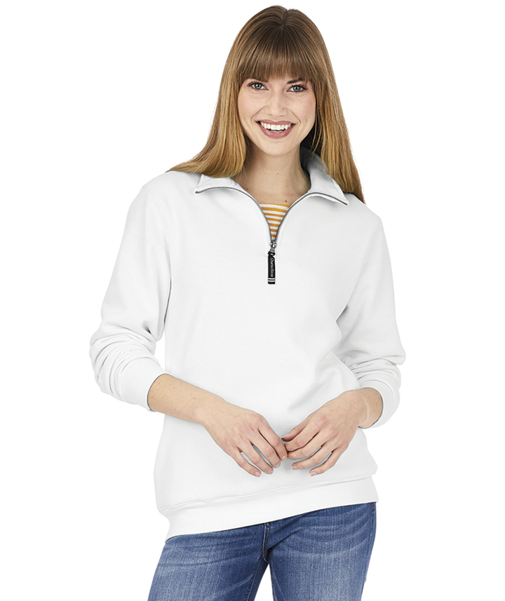 Charles River Apparel Crosswind Quarter Zip Sweatshirt Monogrammed or Blank